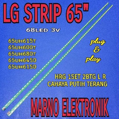 LAMPU BL BACKLIGHT LED STRIP TV LG 65in 65UH615T 65UH600T 65UH680T 65UH6450 65UH6150 BL LG LIDI 65IN