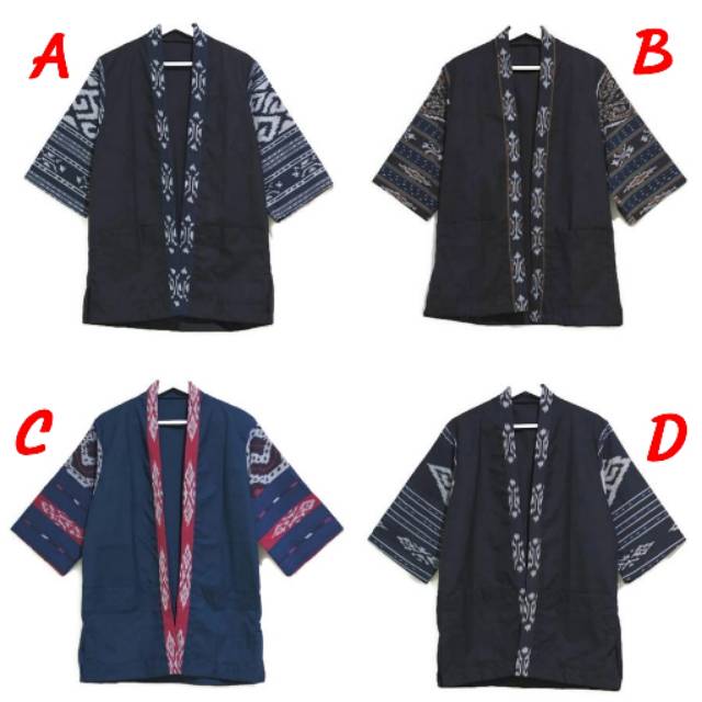 Outer Kimono tenun Pria