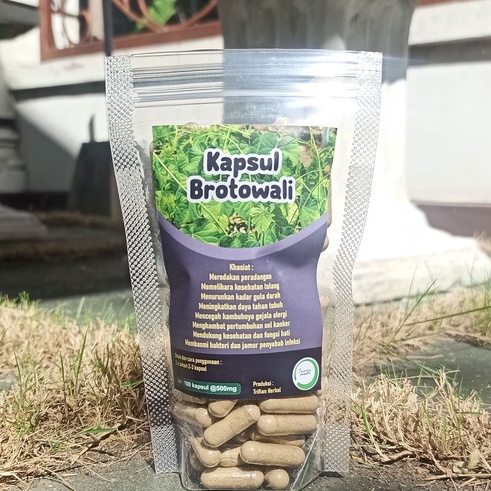 Kapsul Herbal Brotowali isi 100 kapsul untuk kesehatan trifian herbal