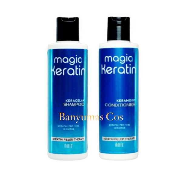 Jual Inaura Magia Keratin Shampoo 200ml/Keratin Conditioner 200ml ...