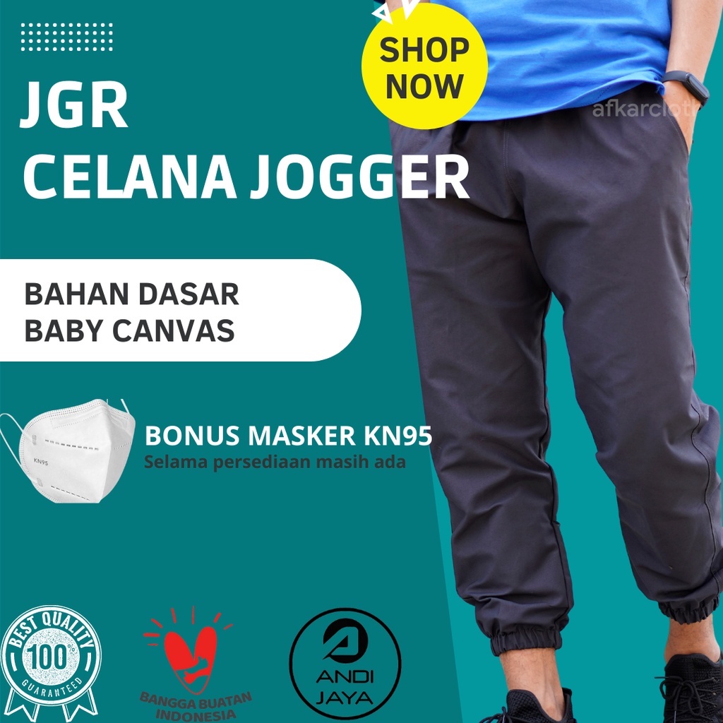 CELANA JOGGER MODEL PANJANG - JGR AFKAR CLOTHES