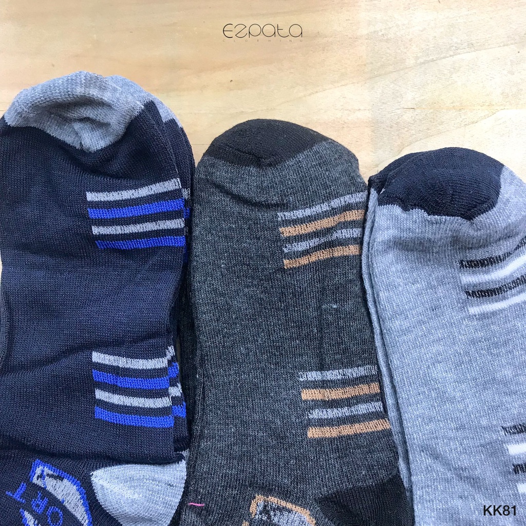 Ezpata Kaos Kaki Pria Kantor Kerja Kuliah Termurah Grosir Socks Ankle Hidden Socks Warna Gelap Basic