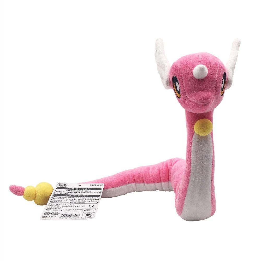 NEEDWAY Dragonair Mainan Mewah Boneka Hadiah Anime Kartun Hewan Hakuryu Boneka Binatang