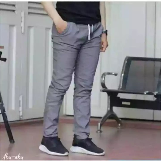 PROMO PINGANG KARET - Chino panjang Chino Pants Pinggang Karet / Celana chino anak / celana chino pria dewasa celana panjang Pria - Celana Chino Karet Katun Premium Stretch,Celana Chino Panjang Pria Dewasa Terbaru Rip Pinggang Karet,