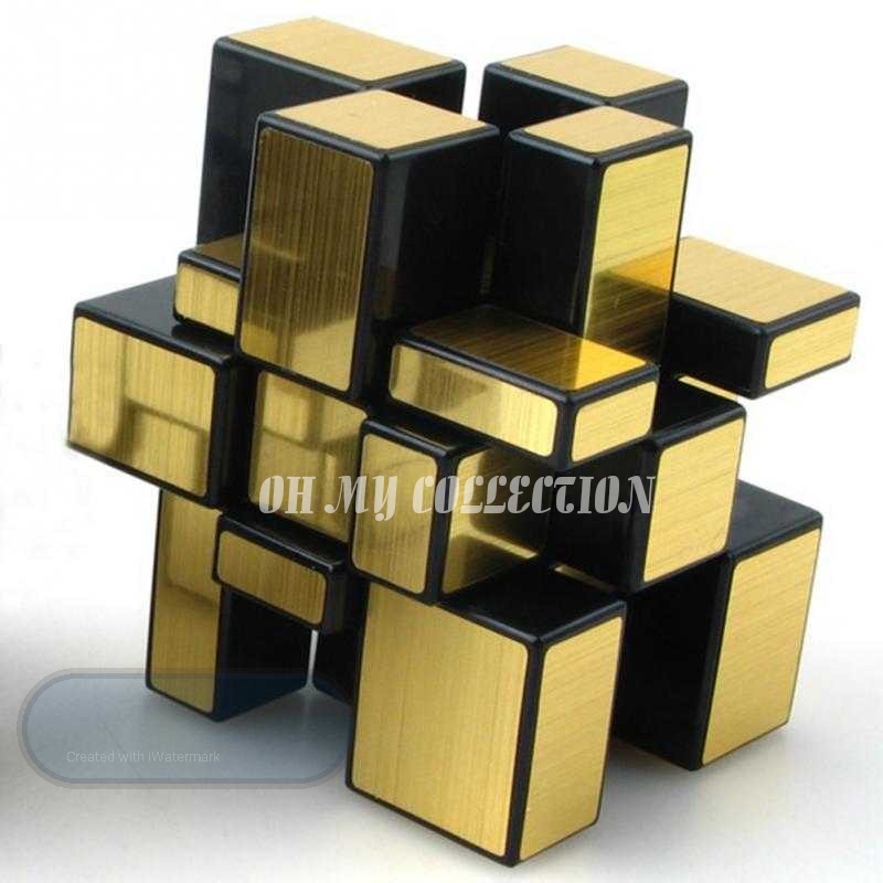 [COD] PROMO!!! Rubik Cube Magic Puzzle New Style 3 x 3 x 3| Rubik Cermin 3x3 Rubik Gold| Rubik 3x3 Cermin Emas