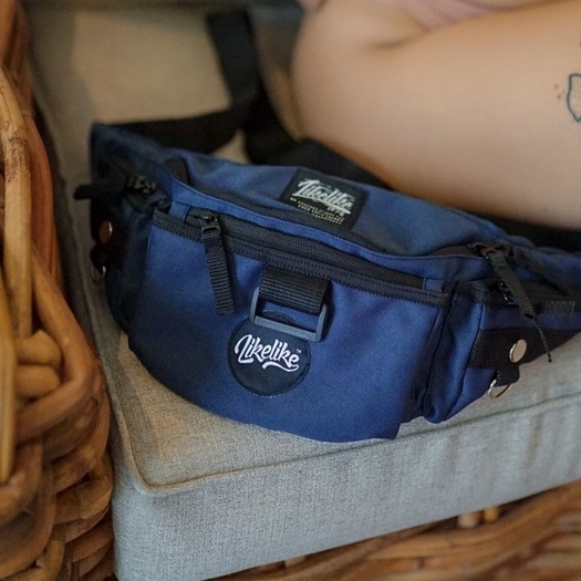 LIKELIKE TAS PINGGANG // WB LK NAVY