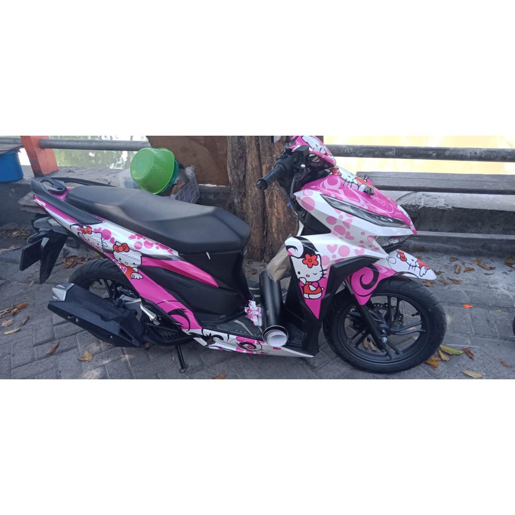 Jual Decal Stiker Motor All New Vario Hello Kitty Indonesia Shopee Indonesia