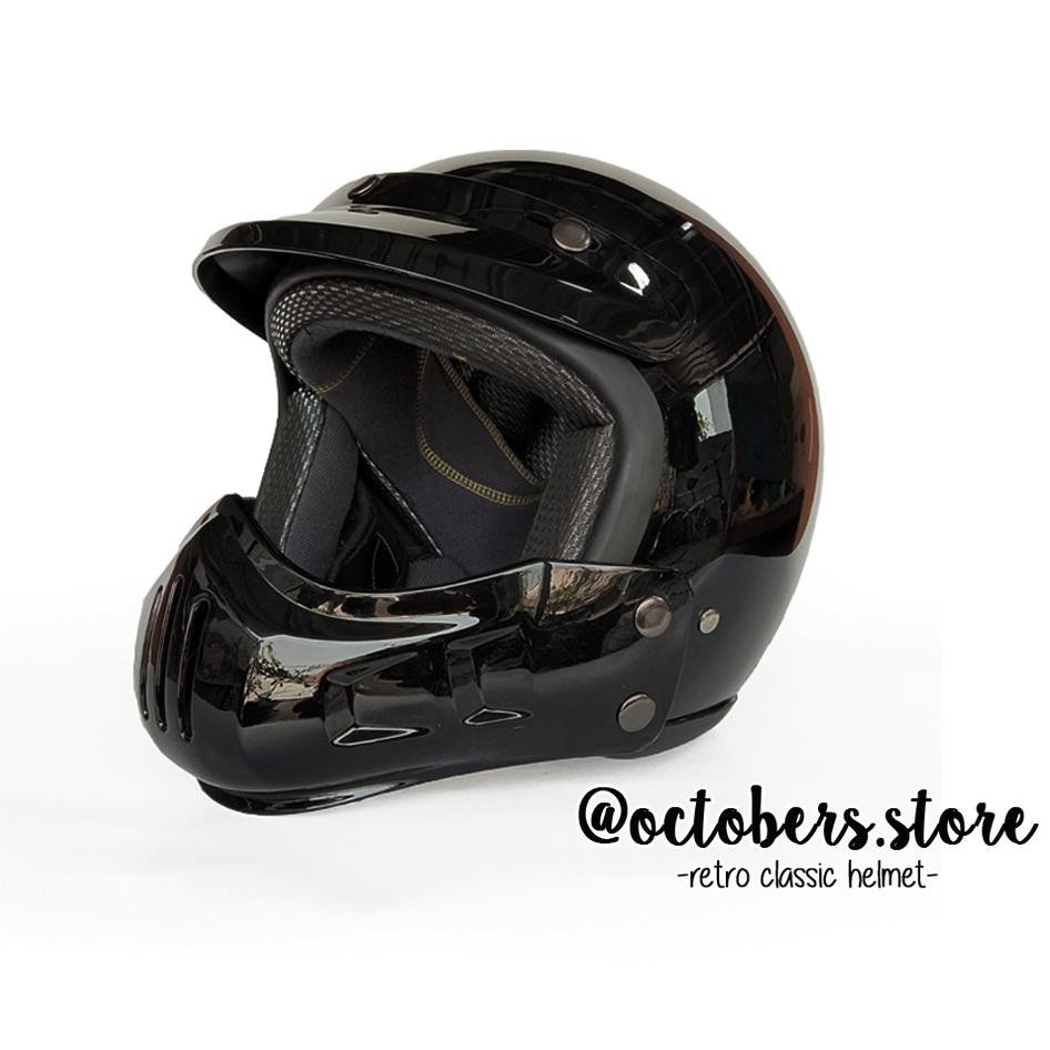 Bayar Dirumah ! HELM CAKIL MODULAR (HALF FACE / FULL FACE) - HELM RETRO - HELM BOGO