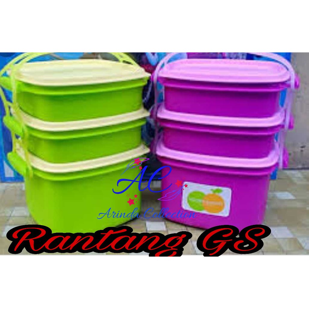 Rantang piknik 3 susun golden sunkist