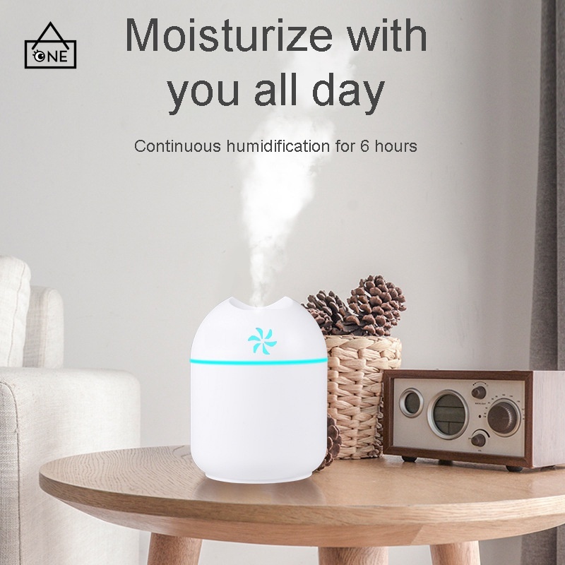 COD❤Air Humidifier Mini Portable USB Mist Sprayer Pelembab Udara Fashion new