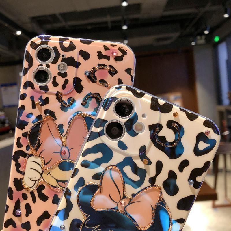 Soft case Silikon Motif leopard Untuk iPhone 12 Pro Max 11 ProMax X XS Max XR 7 8 + SE 2020