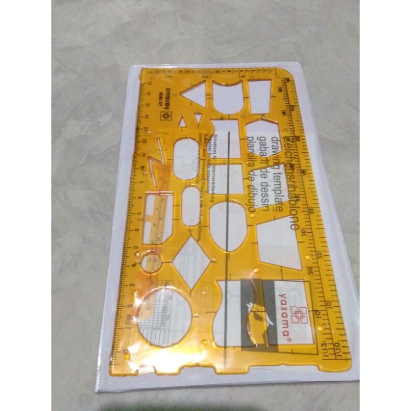 

penggaris pola / bentuk