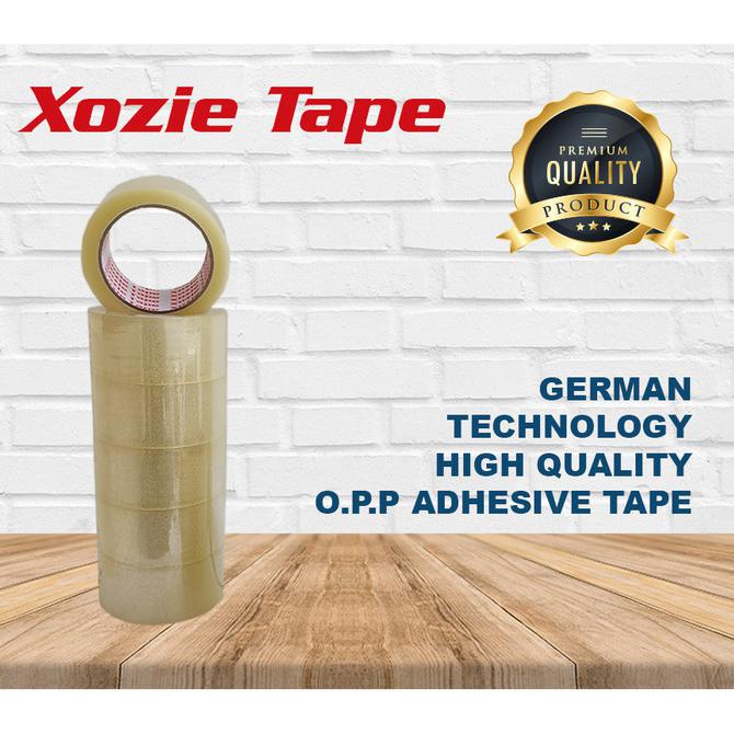 

1 Dus Lakban Bening Xozie Tape 48Mm 2" 90Yard Lakban Packing Paket Dus - Bening Fauzinarman