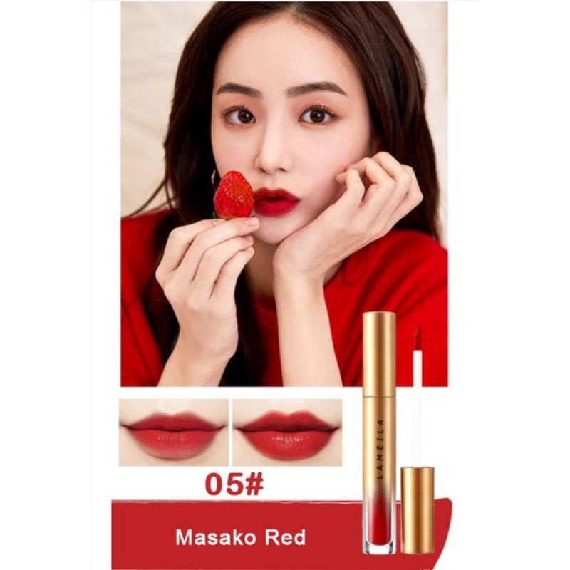 lameila Gold Silky Lipstik