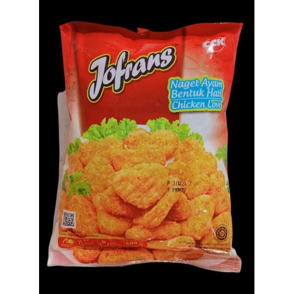 

JOFRANS NUGGET HATI 500GR