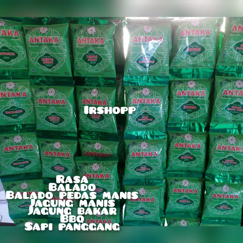

antaka bumbu tabur 100gr balado,balado pedas manis, bbq, jagung manis, jagung bakar, sapi panggang