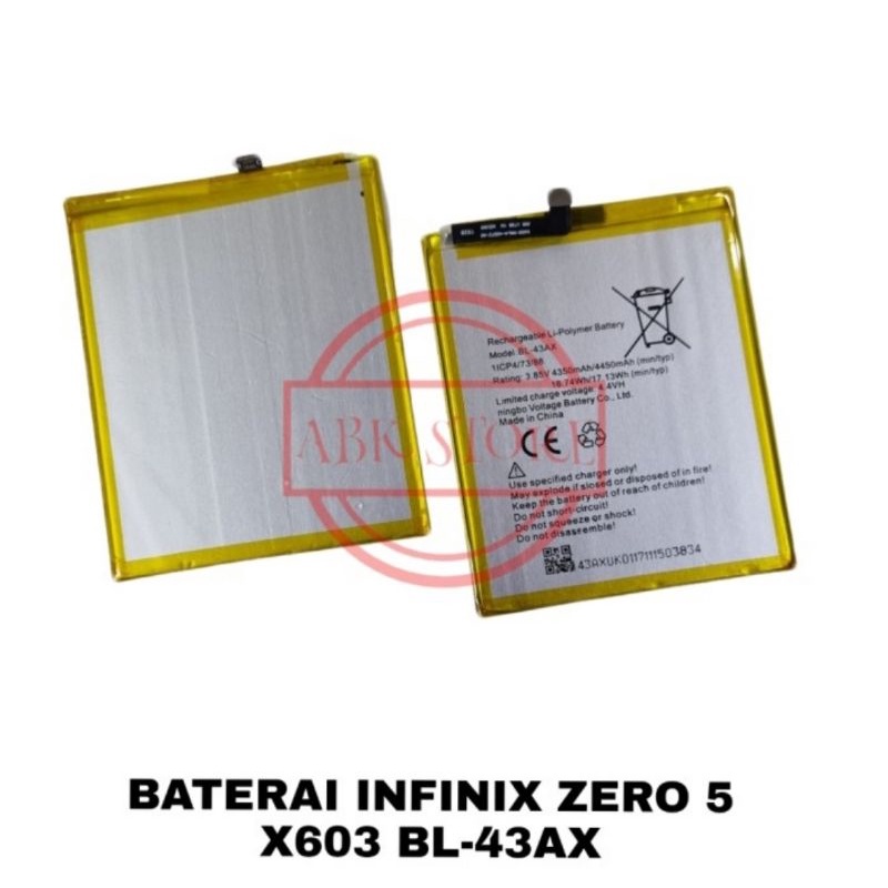 BATRE BATERAI BATTERY INFINIX ZERO 5 X603 BL-43AX