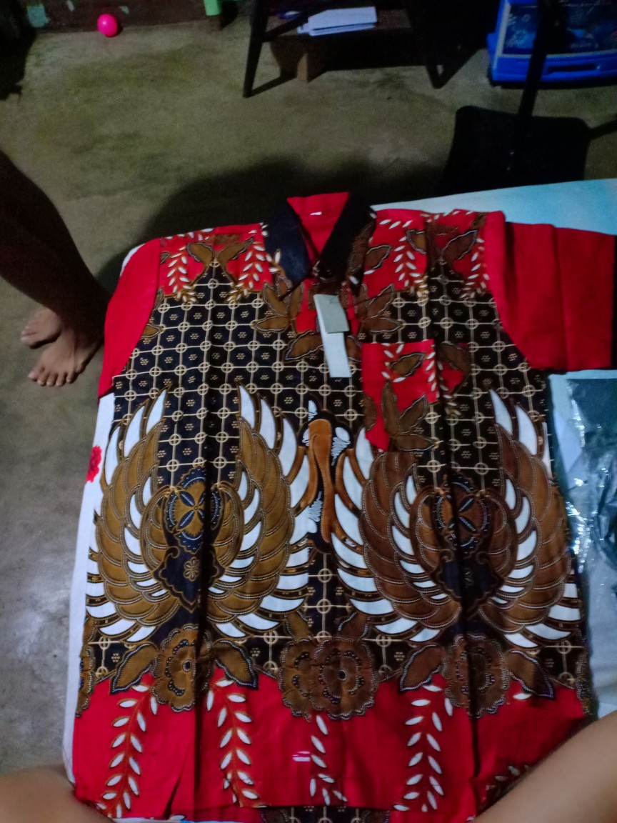 Goedank Store Hrb026 Kenongo Hem Kemeja Batik Pria Katun Primis Premium Halus M L Xl Xxl