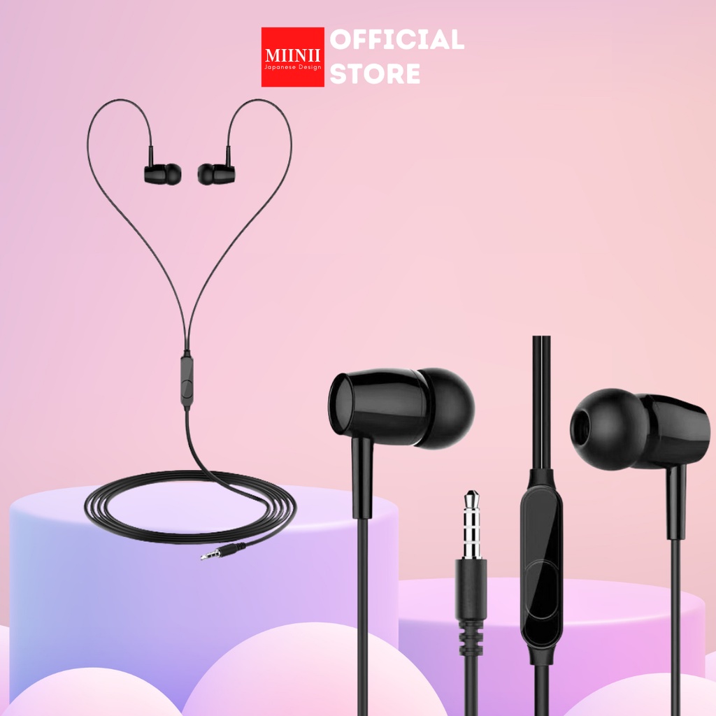 MIINII Headset L29 Earphone+Mic Music Sport Stereo Full Bass Non Packing