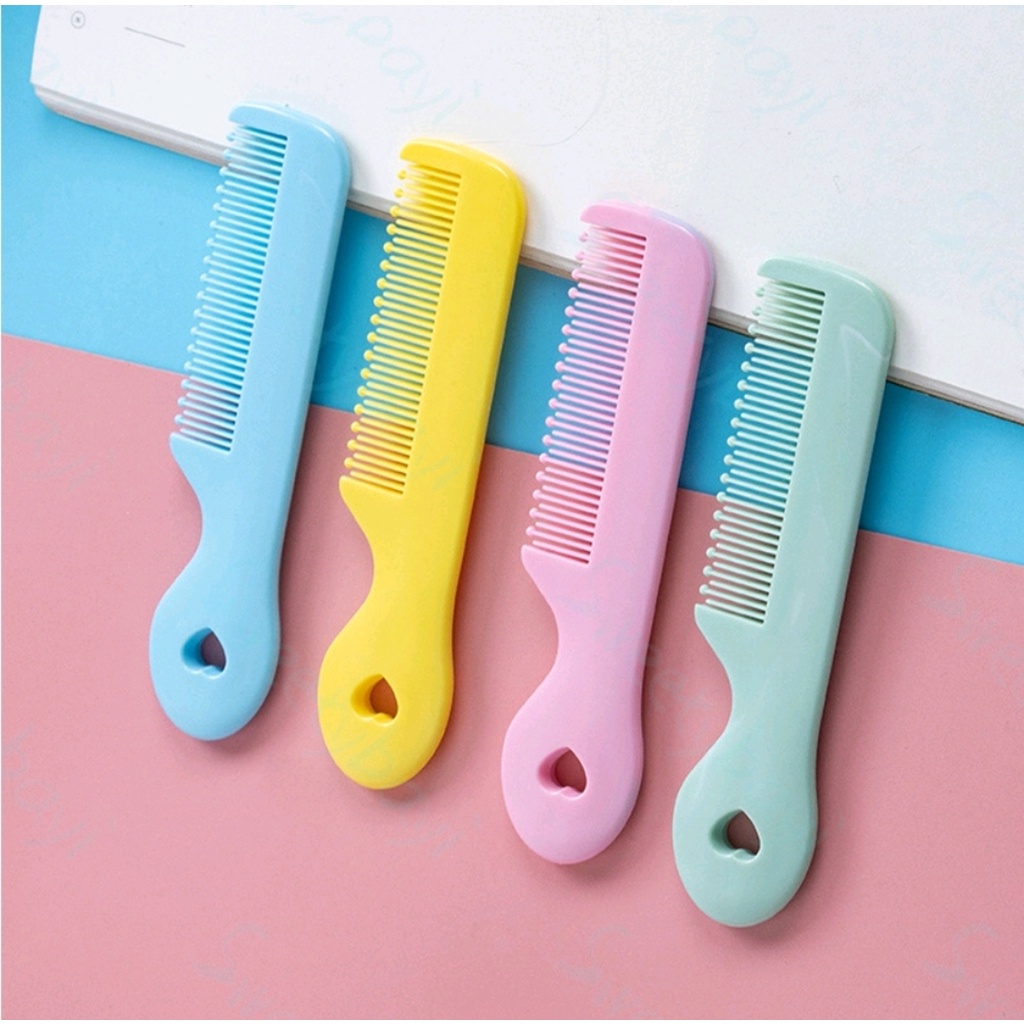 SISIR RAMBUT BAYI / BABY HAIR COMB / SISIR ANAK / BABY SAFETY COMB (IP)