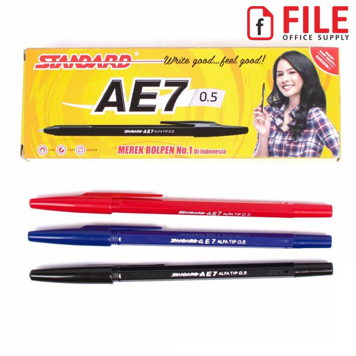 

Pulpen Standard AE7 / Pen / Bolpen / Ballpoint (1 Lusin)