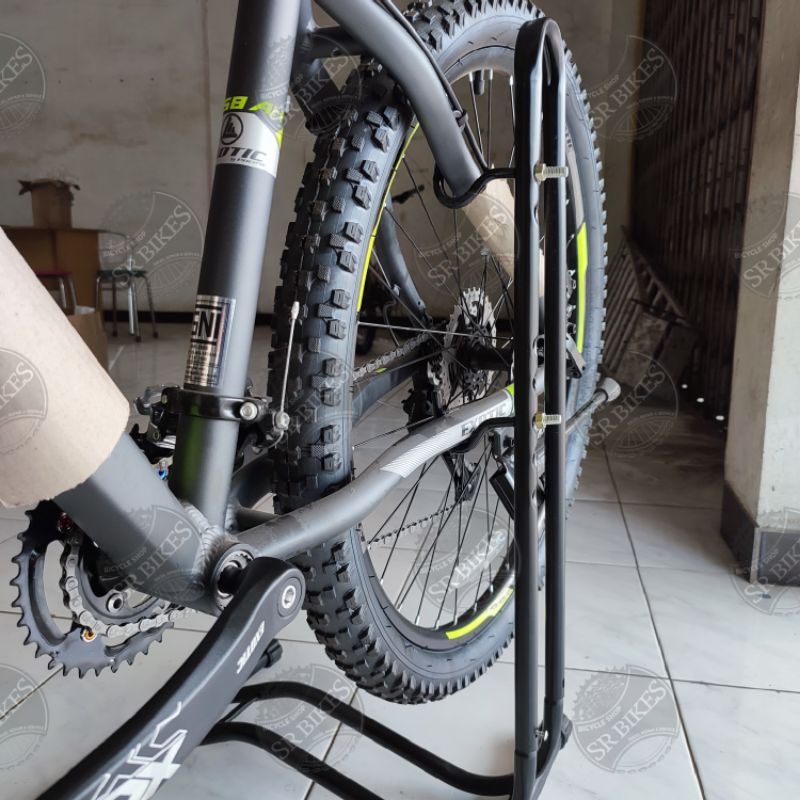 Standar L Bike Stand Jagang Parkir Display + Hook Hanger Sepeda RB MTB Lipat Minion Mini