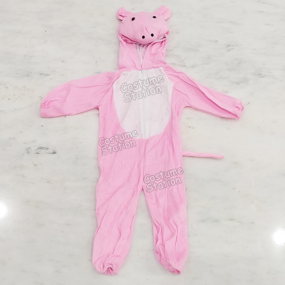 Kostum Onesie Pig / Costume Babi Piglet Hewan Animal Binatang anak