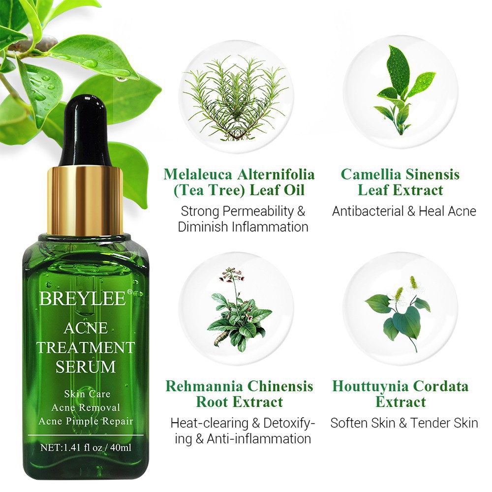 BREYLEE Acne Serum Treatment - Wajah Berjerawat (17ml) serum jerawat[BPOM]