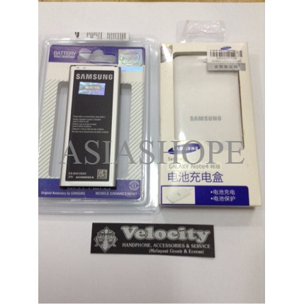 Baterai batere Original Samsung Note 4 + Dekstop charger samsungNote S