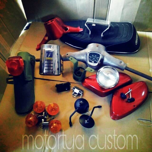 Sepaket body part honda c70