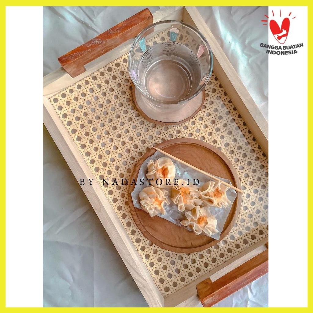 TRAY / BAKI HOMEDECOR NAMPAN AESTHETIC WOODEN W-18