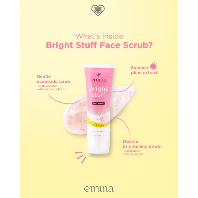 Emina Bright Stuff Face Scrub 50ml