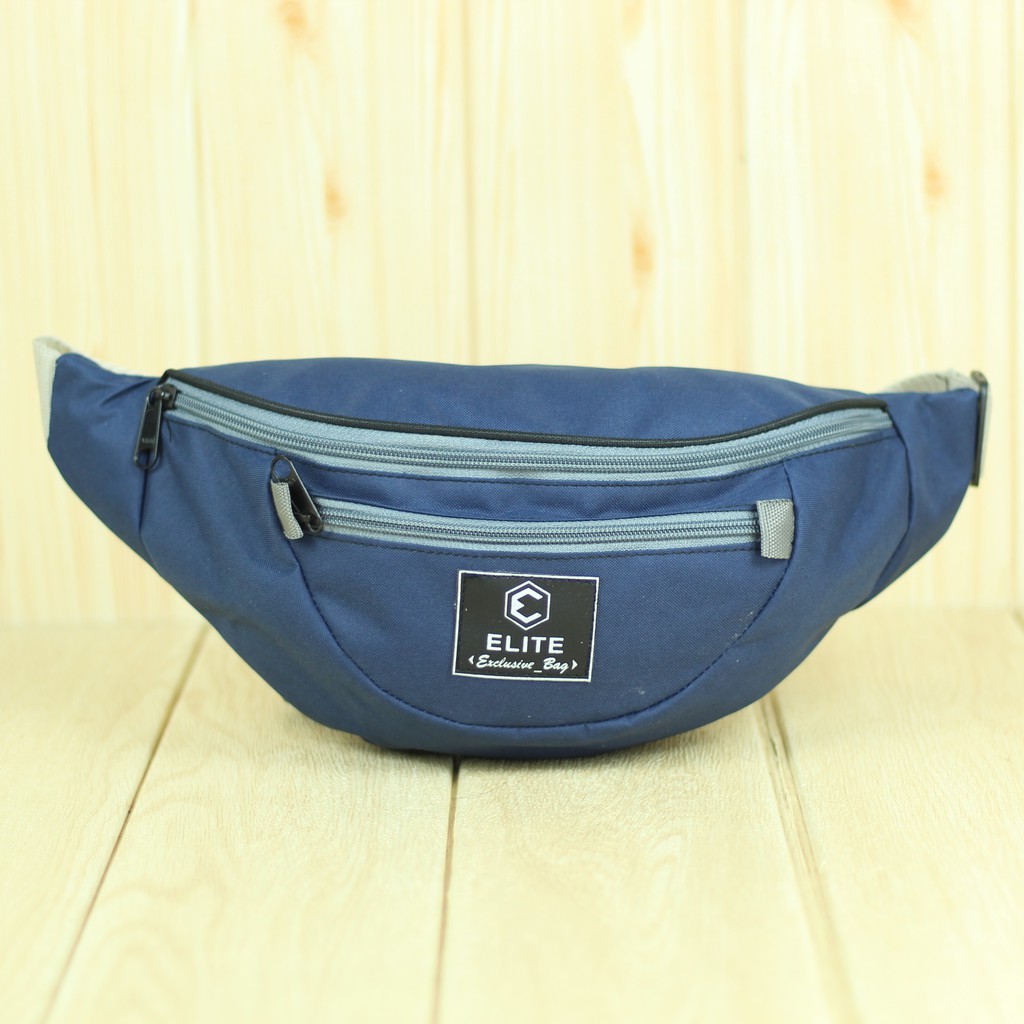 Slempang Distro Pria Hangout OOTD Selempang Cowok Stylish Waistbag Cowok Keren Bagus Kekinian Awet