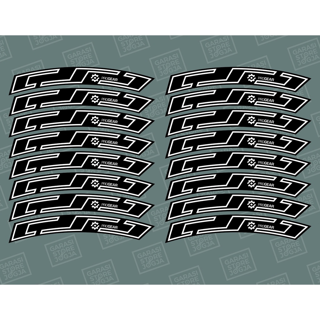 Decal Stiker Rims Progear