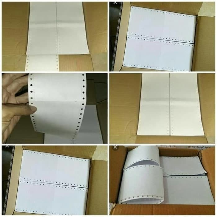 

Kertas Continous Form Sinar Mentar 9 1/2 x 11 : 4 rtel 1 Ply