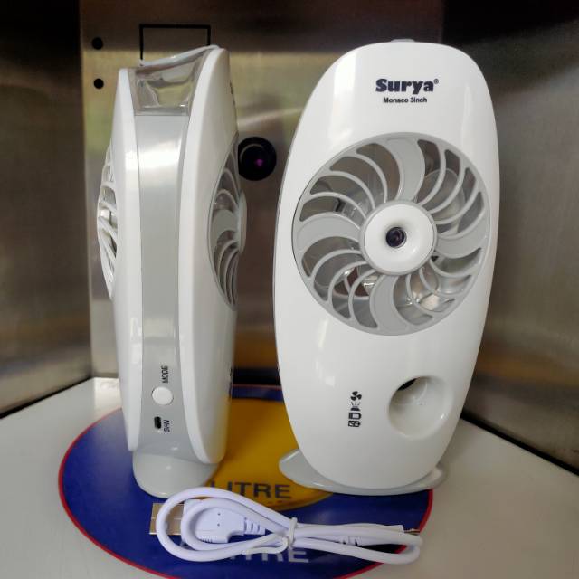 KIPAS ANGIN PORTABLE + EMBUN AIR