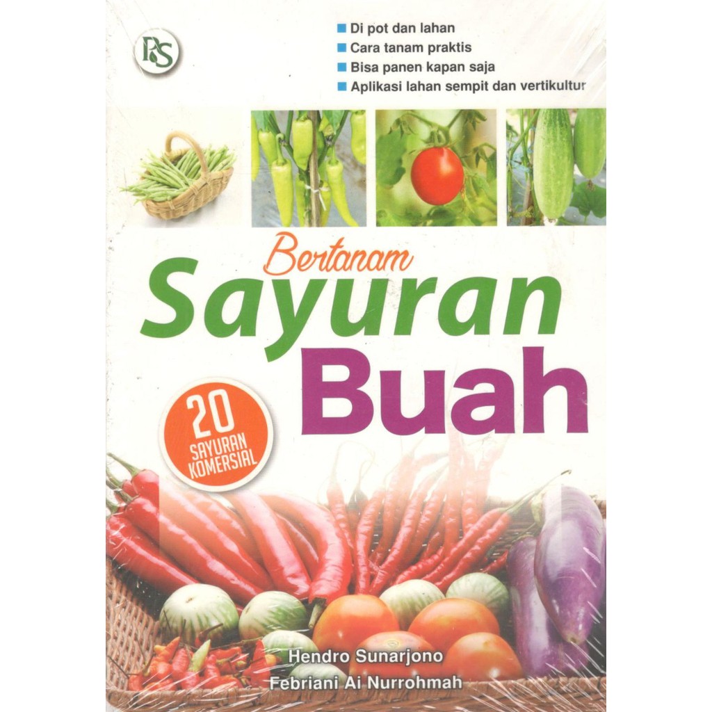 BUKU BERTANAM SAYURAN BUAH 20 SAYURAN KOMERSIAL