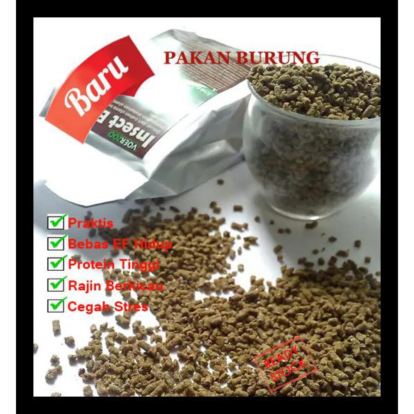 Voer Zoo Voerzoo Insect Blend Voer Semua Burung Dengan Protein Tinggi Terjamin