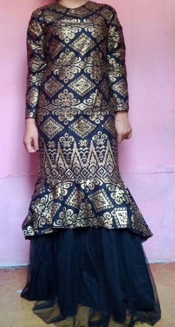 Couple Pinilih Mermaid Tille Brokat Couple Batik