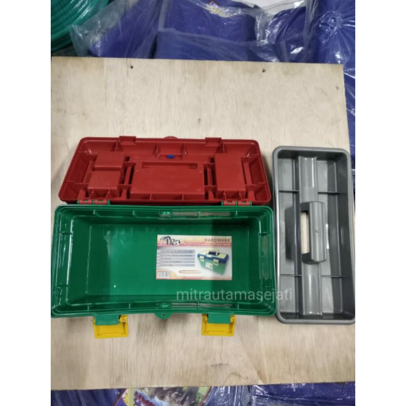 TOOL BOX PLASTIK 10 INCH MPH PRO/TEMPAT ALAT PERKAKAS TOOL BOX KIT