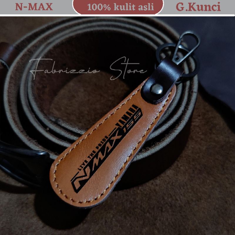 gantungan kunci Nmax aerox all yamaha kulit asli