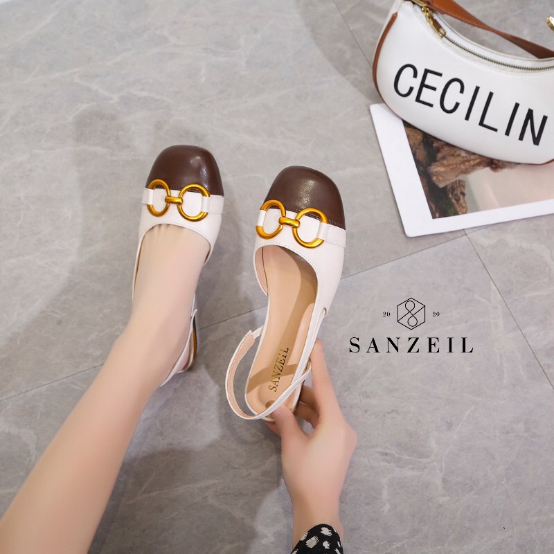 SG0125 syafniegalery Sanzeil Emily sepatu wanita import