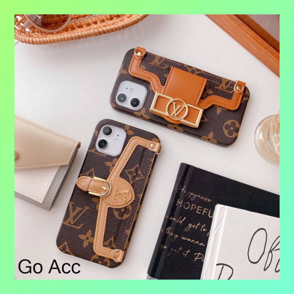 NEW Case Casing Tempat kartu dompet kecil mini case Iphone 6+ 6s+ 6sPlus 7+ 8+ 7plus plus 8plus X Xs Xr 11 Pro Max 12 Pro Max 13 charm pocket FH33