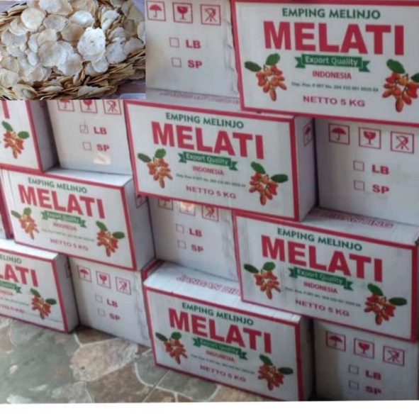 

Emping mentah/ emping Melinjo Melati/Emping melinjo mentah/Emping/emping Export quality netto 5Kg