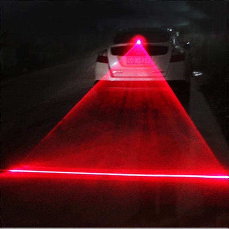 Pattern Anti-Collision Car End Rear Tail Fog Driving Laser Caution Light