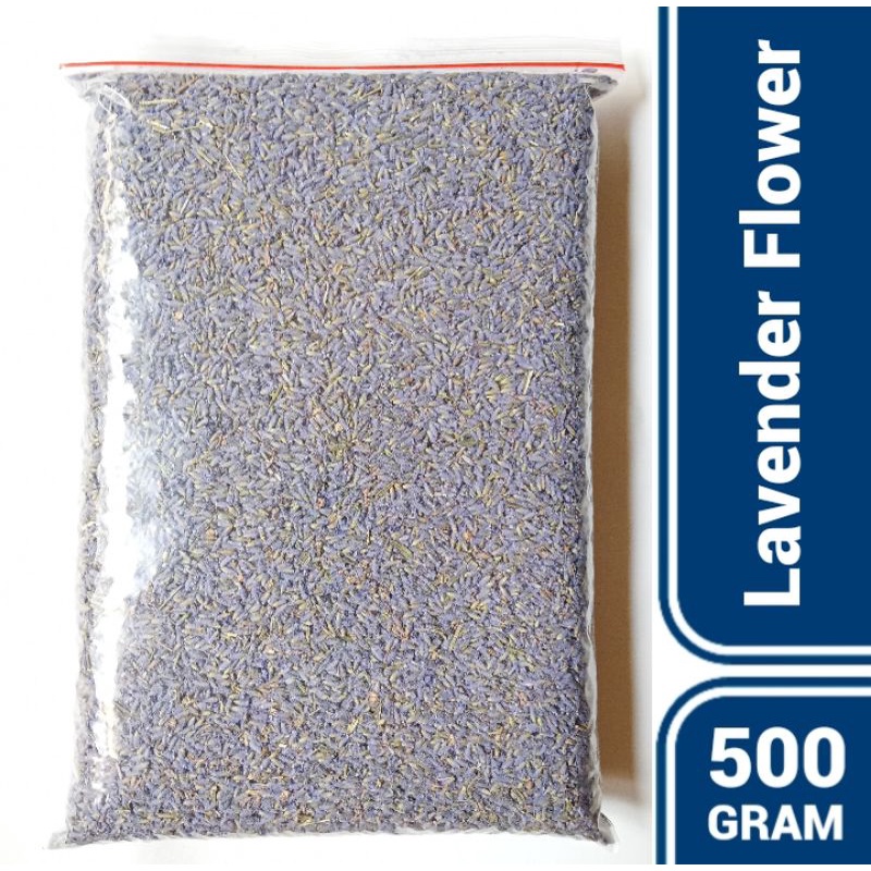 Premium Dried Lavender Tea / Teh Bunga Lavender Kering - 500 Gram