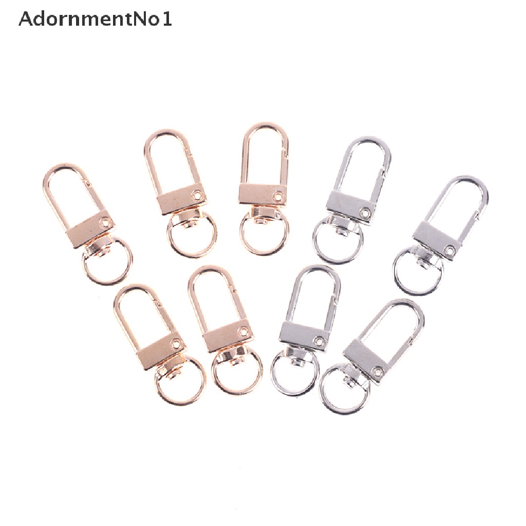 (AdornmentNo1) 10pcs Kait Lobster 13x34mm Untuk Membuat Perhiasan Kalung / Gelang DIY