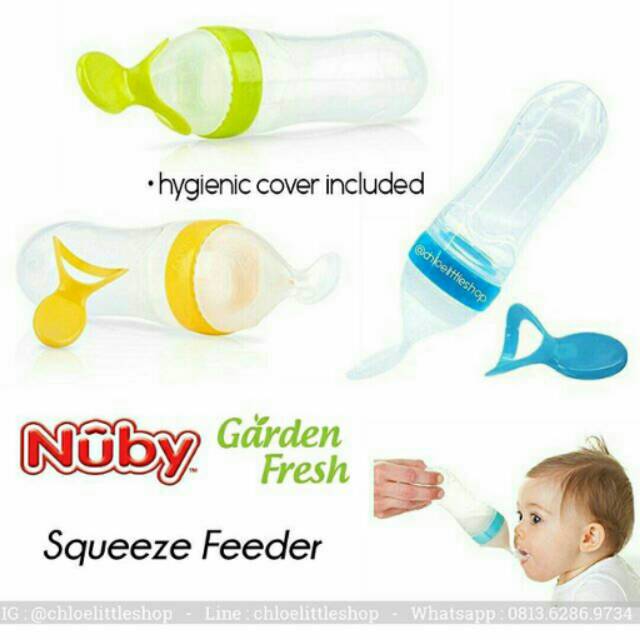 Nuby Garden Fresh Silicone Squeeze Feeder