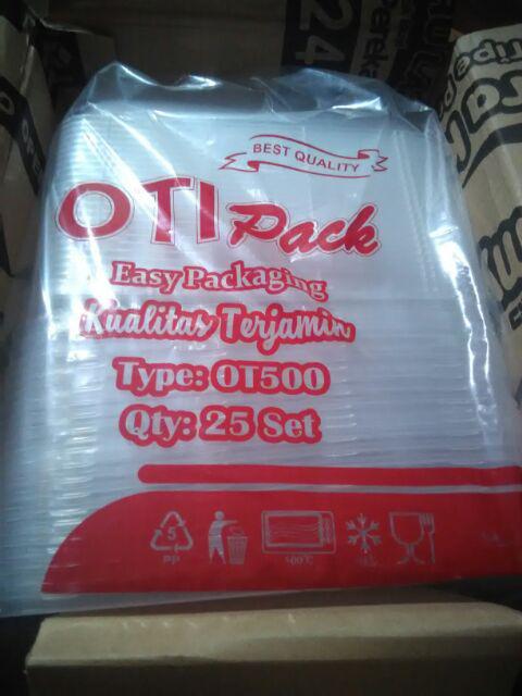 Thinwall 500 Ml Food Container Box Kotak Makanan Plastik