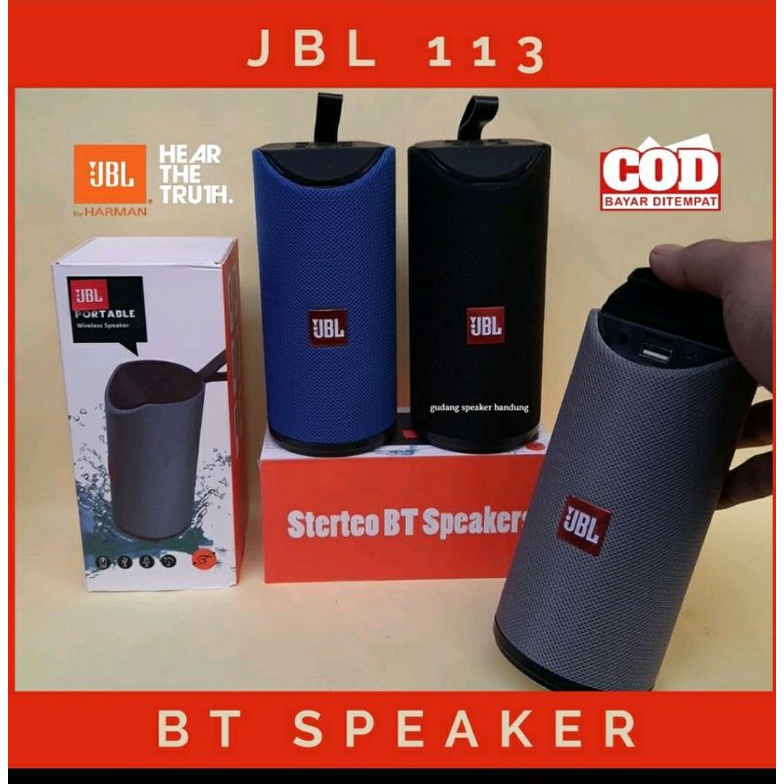 Speaker Bluetooth JBL TG113 Speaker Bluetooh Wireless Portable Speaker TG 113 Super Bass KMS E62 Speaker Musik Mini TG-113 JY /SPEAKER PORTABLE